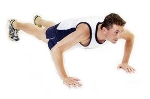 Push-ups for chronic prostatitis